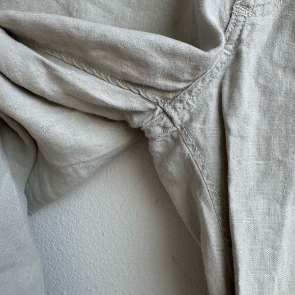 Ermenegildo Zenga Made In Italy Men’s Size 34 X 29 100% Cotton Straight Leg Gray - Picture 4 of 9